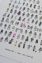 Load image into Gallery viewer, Everyone I Met in London | Hand-Embellished Limited Edition Print