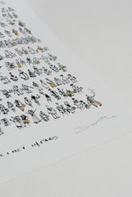 Load image into Gallery viewer, Everyone I Met in Paris | Hand-Embellished Limited Edition Print