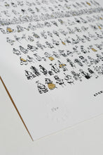 Load image into Gallery viewer, Everyone I Met in Paris | Hand-Embellished Limited Edition Print