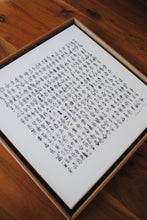 Load image into Gallery viewer, 316 People I’ve Met | 12”x12” | Open Edition Print