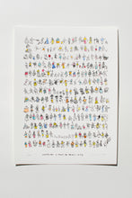 Load image into Gallery viewer, Everyone I Met in Mexico City | Hand-Embellished Limited Edition Print
