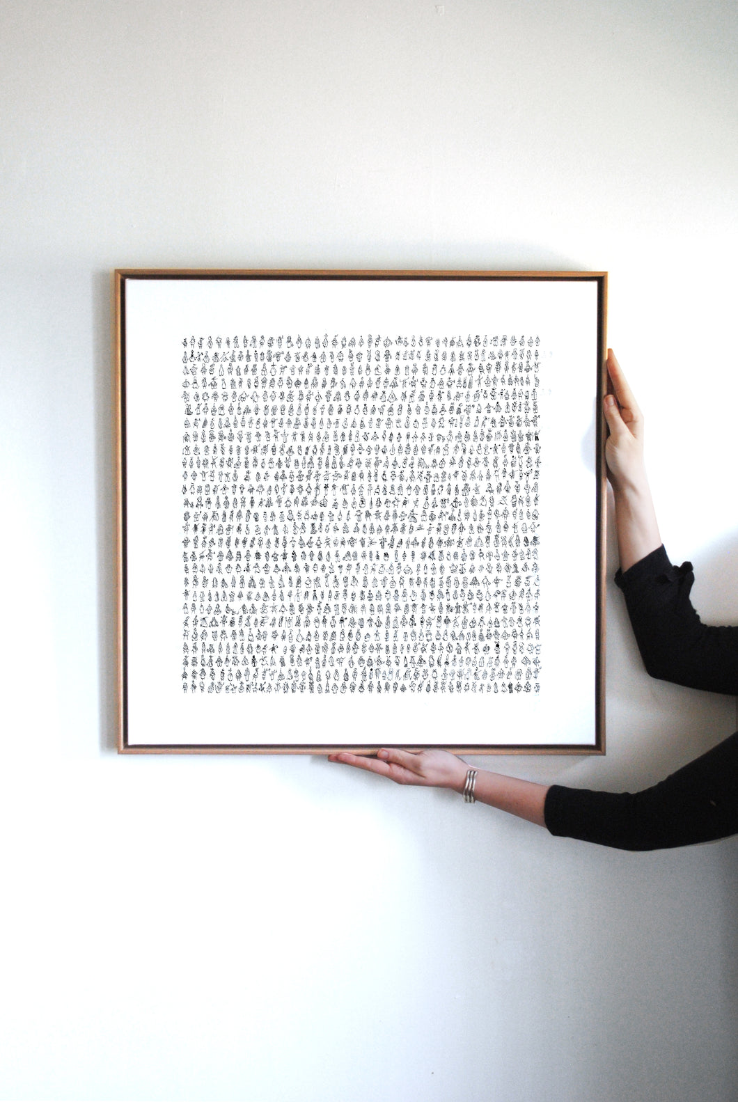 1,139 People I’ve Met | 24”x24” | Open Edition Print