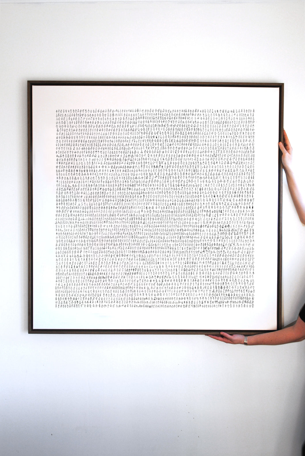 4,407 People I’ve Met | 42”x42” | Open Edition Print