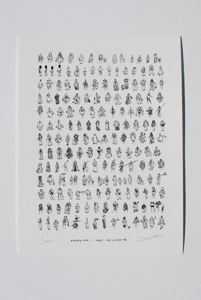 Everyone I Met in London | Limited Edition Print - Artist Proof