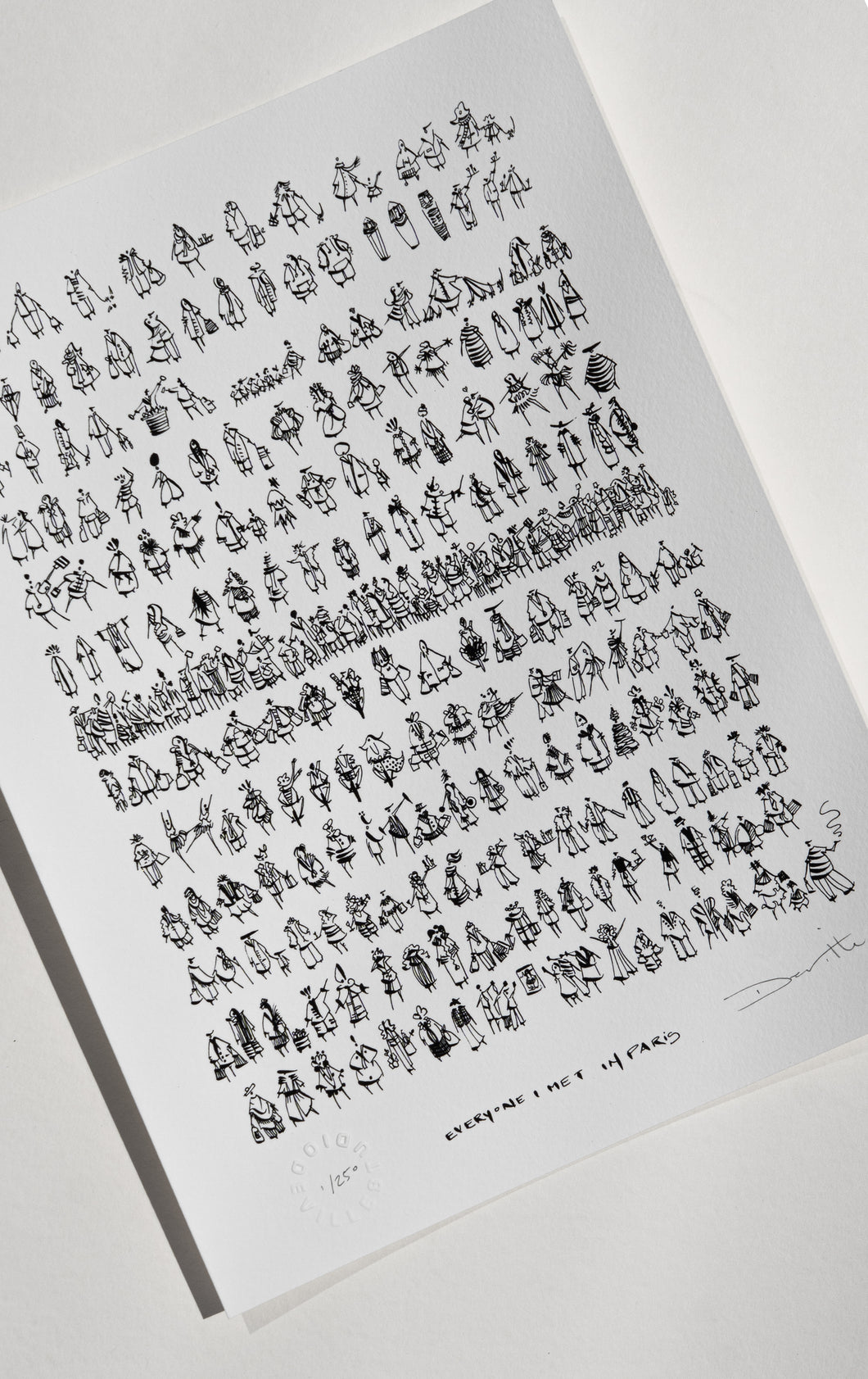 Everyone I Met in Paris | Limited Edition Print