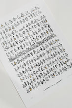 Load image into Gallery viewer, Everyone I Met in Paris | Hand-Embellished Limited Edition Print
